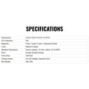[13X13FT] Alora Cedar Wood Galvanized Steel Octagonal Hardtop Double Roof Gazebo (SAK17468) - Saksby Wholesale - Specifications