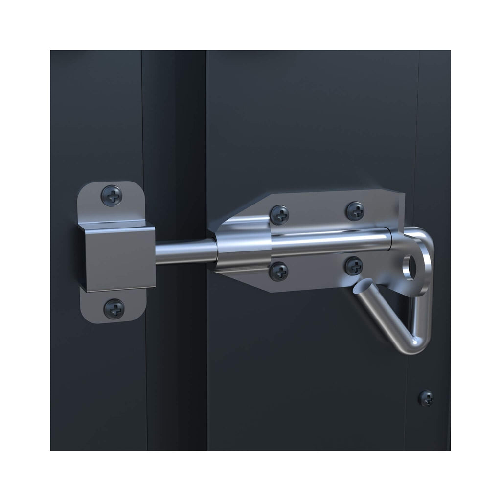 [13X20FT] Extra Large Premium Weather-Resistant Outdoor Multi-Purpose Utility Storage Shed (SAK84920) - Saksby Wholesale - Lock View