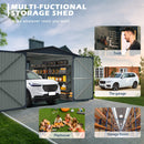 [13X20FT] Extra Large Premium Weather-Resistant Outdoor Multi-Purpose Utility Storage Shed (SAK84920) - Saksby Wholesale - Multi-Functional Storage Shed