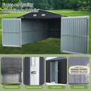 [13x20FT] Large Heavy Duty Outdoor Metal Storage Shed With Double Doors (SAK65331) - Saksby Wholesale - Focus Details