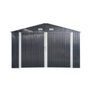 [13x20FT] Large Heavy Duty Outdoor Metal Storage Shed With Double Doors (SAK65331) - Saksby Wholesale - Front View