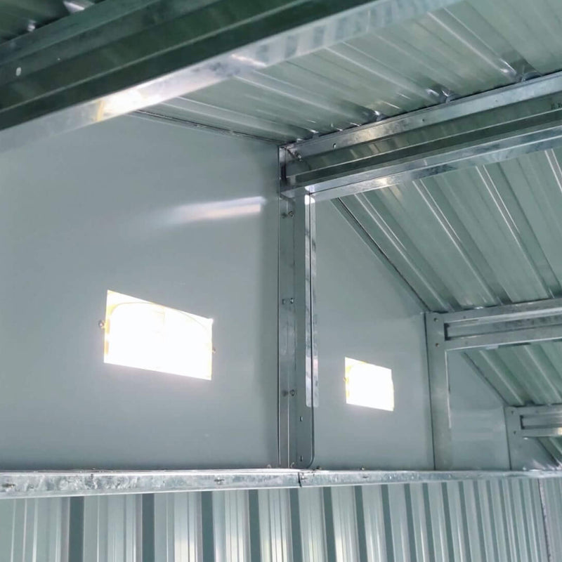 [13x20FT] Large Heavy Duty Outdoor Metal Storage Shed With Double Doors (SAK65331) - Saksby Wholesale - Material Details