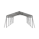 [13X26FT] Heavy-Duty Weather-Resistant Outdoor Carport With Protective Film (SAK82451) - Saksby Wholesale - Front View