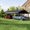 [13X26FT] Heavy-Duty Weather-Resistant Outdoor Carport With Protective Film (SAK82451) - Saksby Wholesale - Frontyard Setup