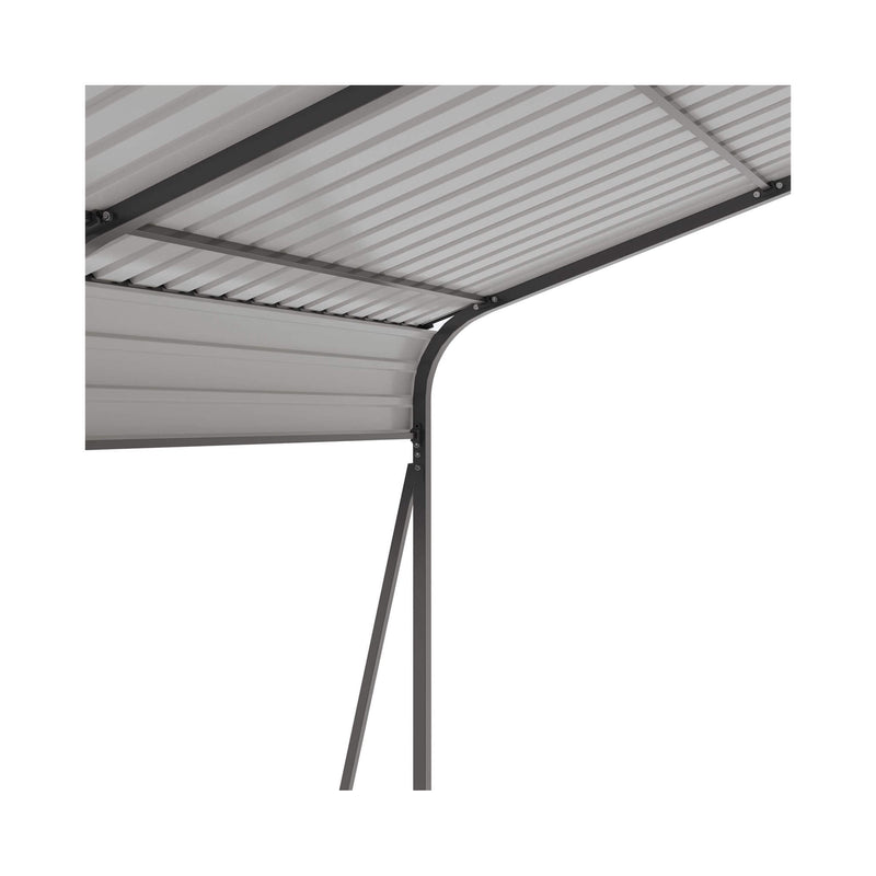 [13X26FT] Heavy-Duty Weather-Resistant Outdoor Carport With Protective Film (SAK82451) - Saksby Wholesale - Inner Roofing Details