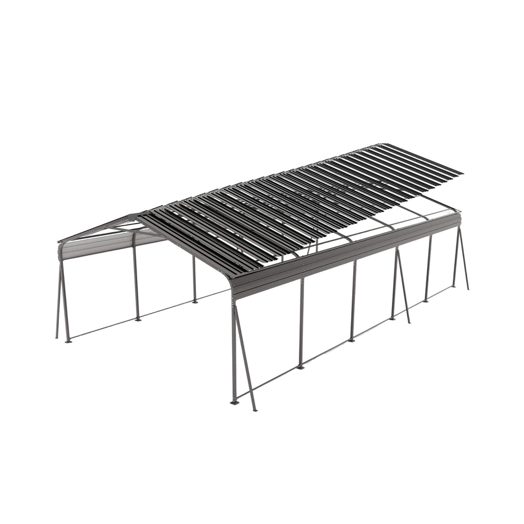 [13X26FT] Heavy-Duty Weather-Resistant Outdoor Carport With Protective Film (SAK82451) - Saksby Wholesale - Material Details