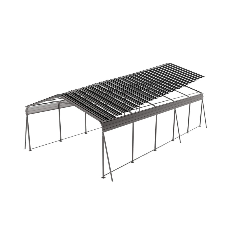 [13X26FT] Heavy-Duty Weather-Resistant Outdoor Carport With Protective Film (SAK82451) - Saksby Wholesale - Material Details