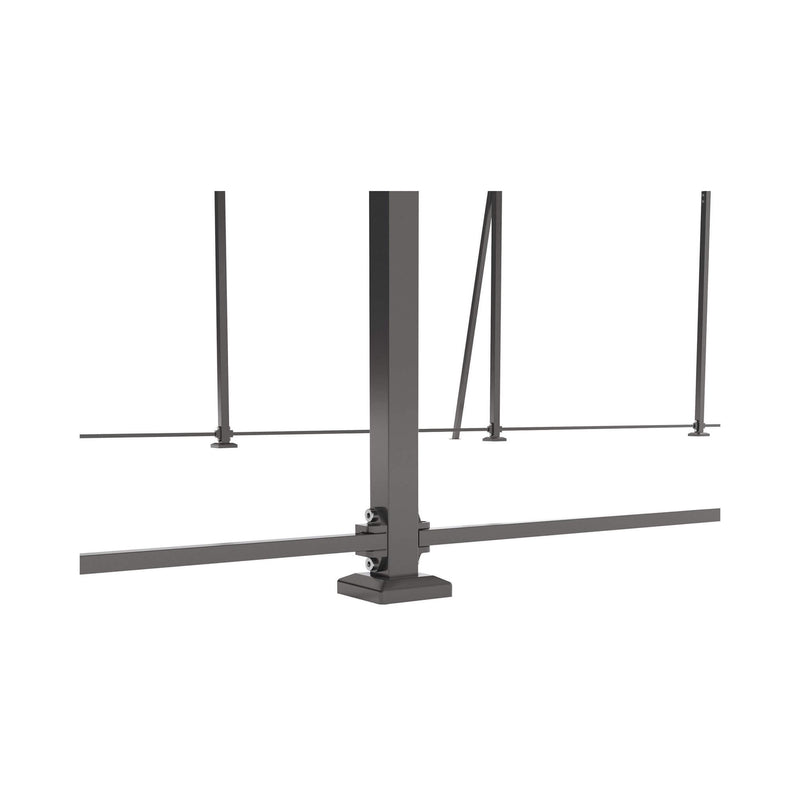 [13X26FT] Heavy-Duty Weather-Resistant Outdoor Carport With Protective Film (SAK82451) - Saksby Wholesale - Metal Stand
