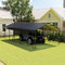 [13X26FT] Heavy-Duty Weather-Resistant Outdoor Carport With Protective Film (SAK82451) - Saksby Wholesale - Outdoor Lifestyle