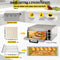 Oven With Pizza Stone And Shelf, Highlighting Durability And Capacity Features (SAK92582) - Saksby Wholesale