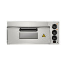 14" Electric Single Deck Countertop Commercial Pizza Oven (SAK92582) - Saksby Wholesale - Front View On White Background