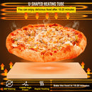 Pizza Baking On A U-shaped Heating Tube With Text Indicating Cooking Time And Features (SAK92582) - Saksby Wholesale