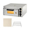 Commercial Pizza Oven With A Rack On A White Background (SAK92582) - Saksby Wholesale 
