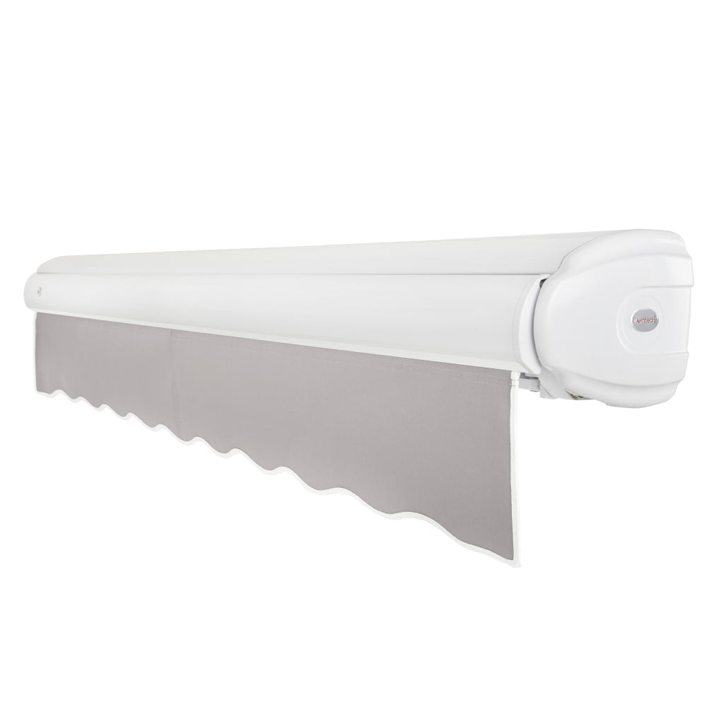 [14x10FT] AWNTECH Key West Premium Electric Outdoor Motorized Retractable Awning (FCL14/FCR14-SBY) (SAK46935)-SAKSBY
