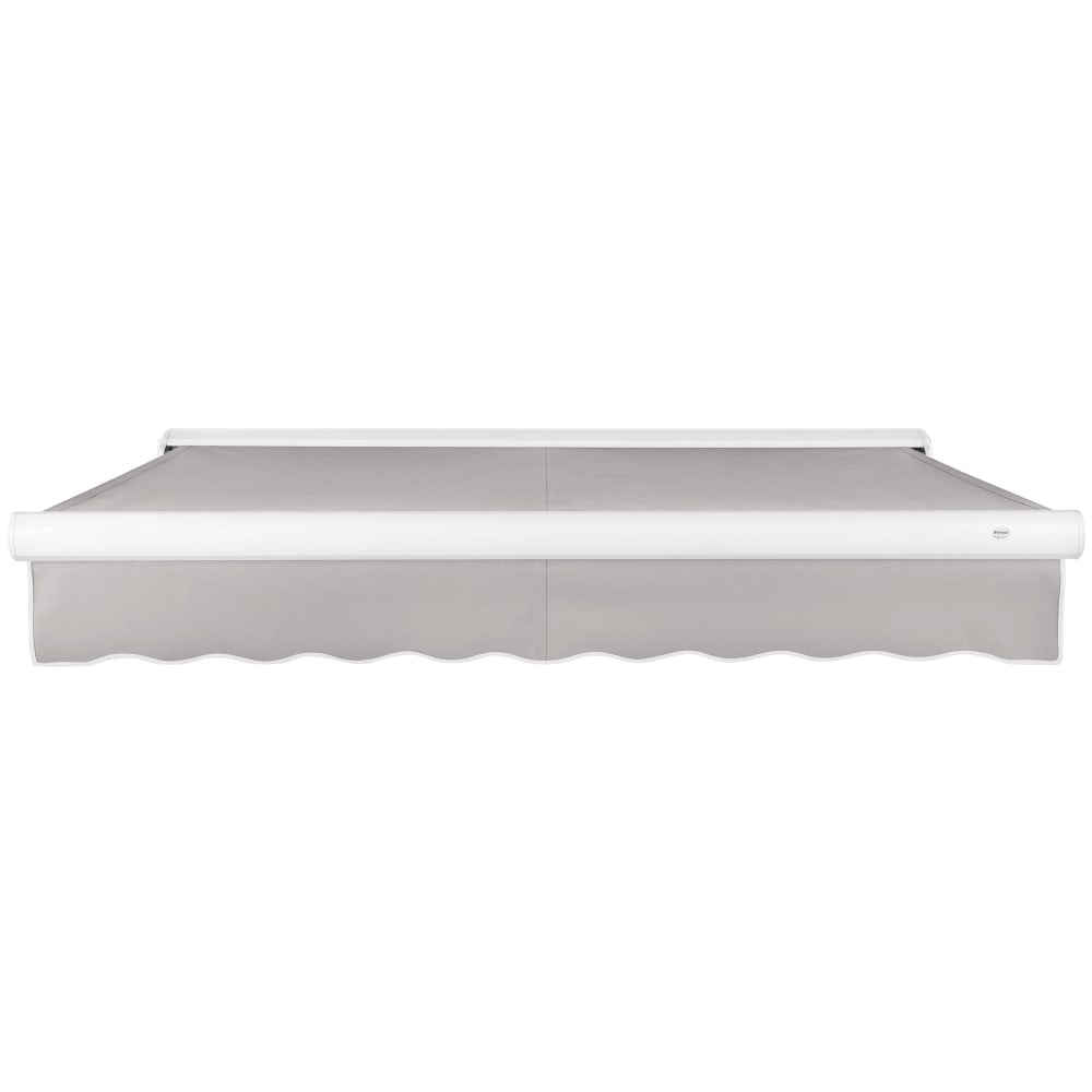 [14x10FT] AWNTECH Key West Premium Electric Outdoor Motorized Retractable Awning (FCL14/FCR14-SBY) (SAK46935)-SAKSBY
