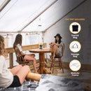 [14x16FT] White Duck Alpha Wall Tent With Heavy-Duty Frame And Bug Mesh Windows (SAK73214)