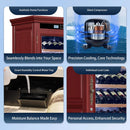 158-Bottle Wooden Wine Cooler Cabinet With Adjustable Temperature And Vacuum Insulation Doors (SAK91827) - Saksby Wholesale - Highlights