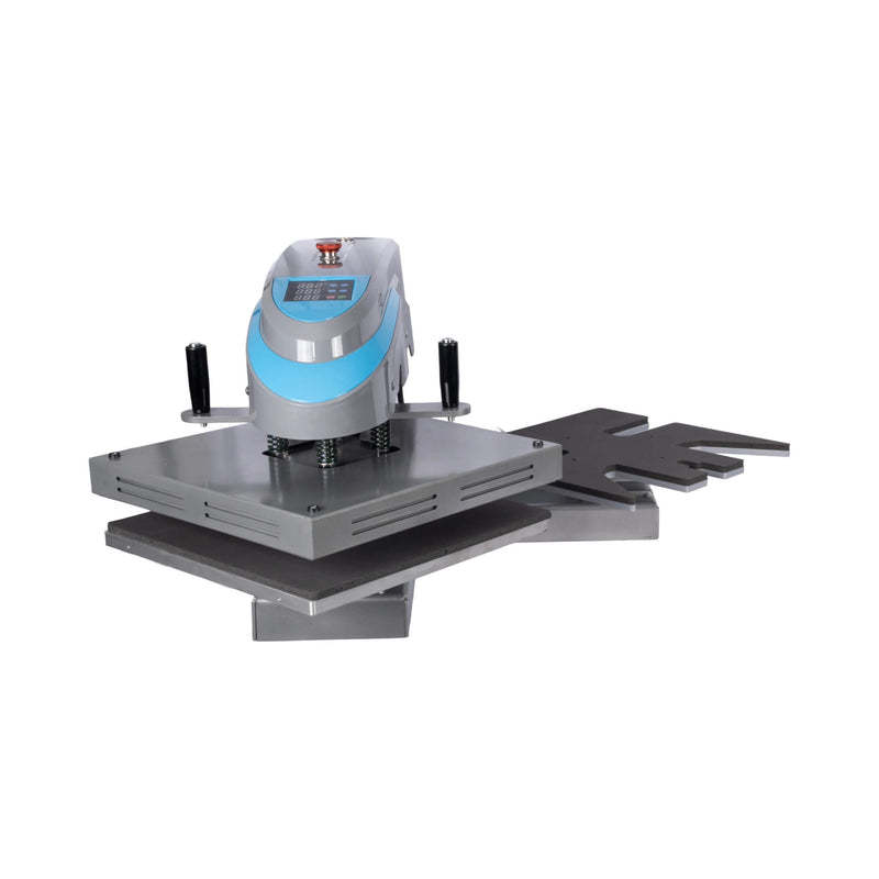 [15X15'] Pneumatic Dual Platen Swing Head Heat Press Machine (SAK23965) - Saksby Wholesale - Left Machine View