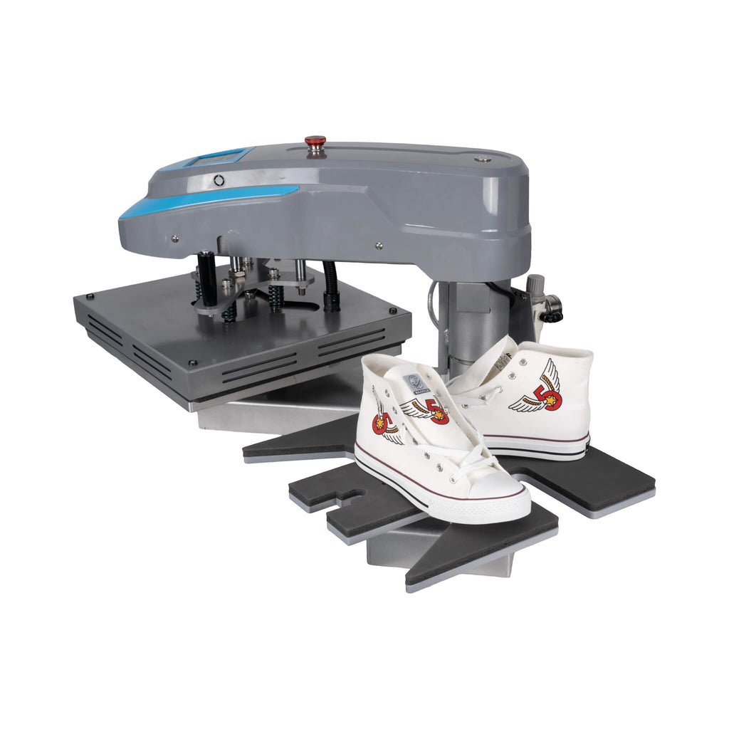 [15X15'] Pneumatic Dual Platen Swing Head Heat Press Machine (SAK23965) - Saksby Wholesale - Shoes Design Print View