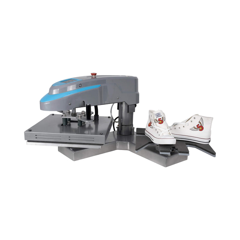 [15X15'] Pneumatic Dual Platen Swing Head Heat Press Machine (SAK23965) - Saksby Wholesale - Shoes Design Print View