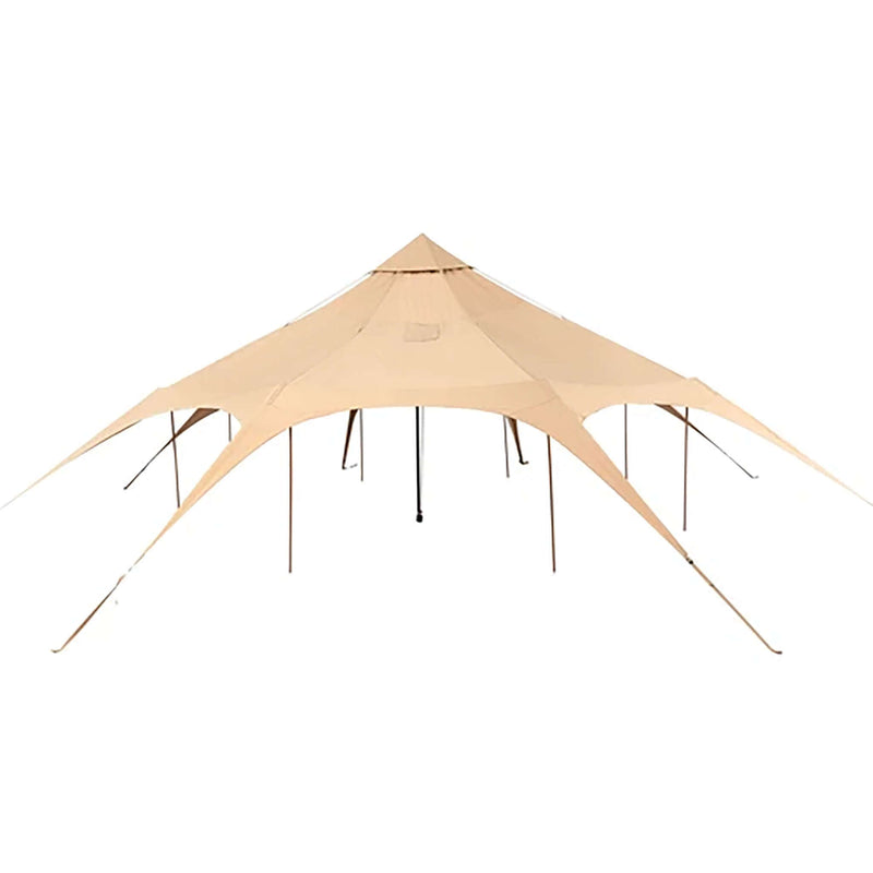 16FT Large Premium 4-Season 8-Person Bell Yurt Tent With Stove Jack (SAK75947) SAKSBY - Detachable Ground Sheet Orientation View