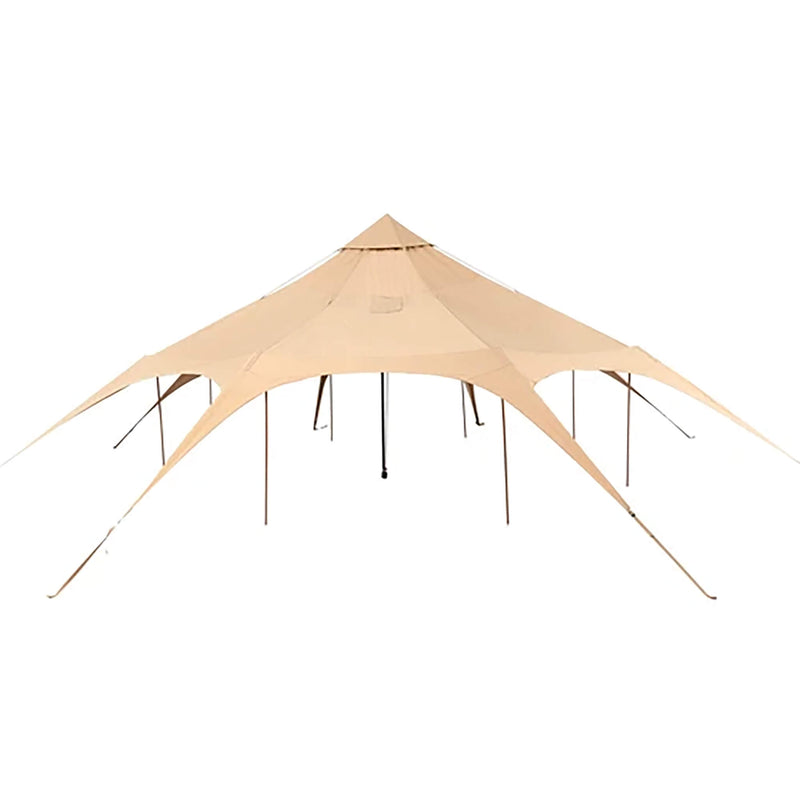 16ft Large Premium 4-Season 8-Person Bell Yurt Tent with Stove Jack - Detachable Ground Sheet Orientation
