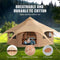 16ft Large Premium 4-Season 8-Person Bell Yurt Tent with Stove Jack - Material