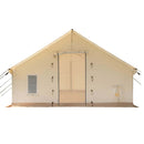 [16x20FT] White Duck Alpha Pro Wall Tent With Heat Resistant Silicone-Coated Stove Jack (SAK28563)