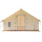 [16x20FT] White Duck Alpha Pro Wall Tent With Heat Resistant Silicone-Coated Stove Jack (SAK28563)