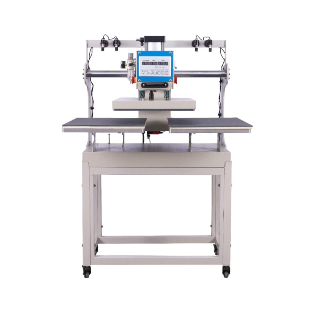 [16x24 Inch] Large Pneumatic Heat Press Transfer Machine With Infrared Positioning (SAK51291) - Saksby Wholesale - Front View White Background