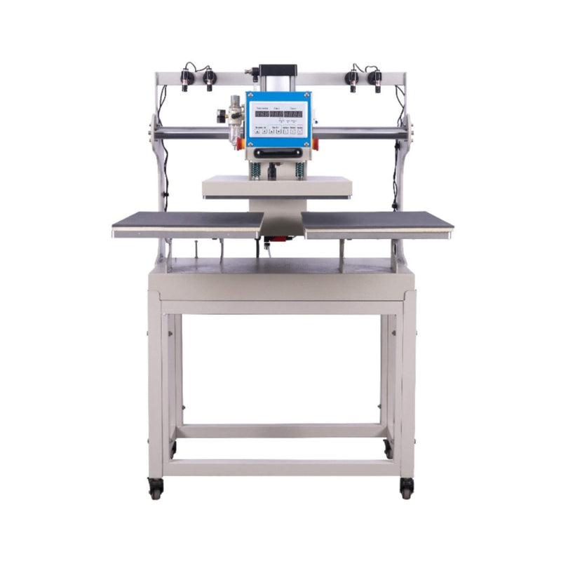 [16x24 Inch] Large Pneumatic Heat Press Transfer Machine With Infrared Positioning (SAK51291) - Saksby Wholesale - Front View White Background