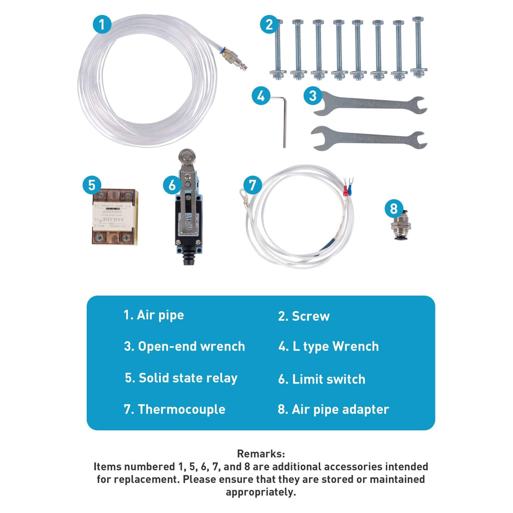 [16X24"] Pneumatic Up Sliding Dual Platen Heat Press Machine With Infrared Positioning (SAK96724) - Saksby Wholesale - Product Items Details