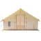 [16x24FT] White Duck Alpha Pro Wall Tent With Three-layer Large Storm Windows (SAK60473)