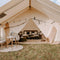 [16x24FT] White Duck Alpha Pro Wall Tent With Three-layer Large Storm Windows (SAK60473)