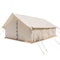 [16x24FT] White Duck Alpha Pro Wall Tent With Three-layer Large Storm Windows (SAK60473)