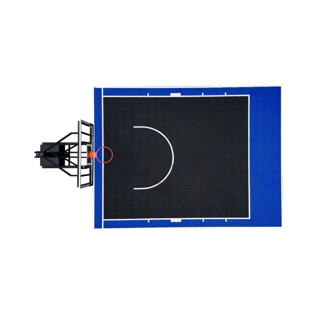[18X24FT] Heavy-Duty Portable Adjustable Basketball Hoop With Court (SAK72980) - Saksby Wholesale - Top View Design