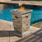 19 Inch Outdoor 40K BTU Natural Stone Fire Column (SAK36771) - Saksby Wholesale - Pool Lifestyle