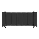 [19'6"x7'6"] VERSARE Room Divider 360 Black Fabric Panels With Tackable Surface (HBG94857)