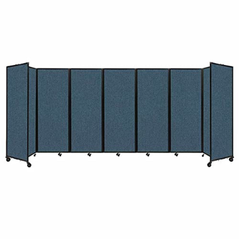 [19'6"x7'6"] VERSARE Room Divider 360 Caribbean Fabric Panels With Acoustic Panel (HBG50631)