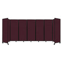 [19'6"x7'6"] VERSARE Room Divider 360 Classic Cranberry Fabric Panels (HBG68425)