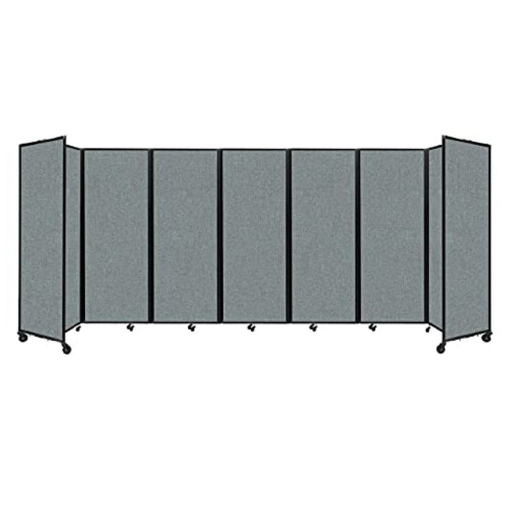 [19'6"x7'6"] Versare Room Divider 360 Classic Sea Green Fabric Panels (SAK65427)