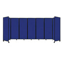 [19'6"x7'6"] VERSARE Room Divider 360 Elegant Royal Blue Fabric Panels Portable Partition (HBG82934)