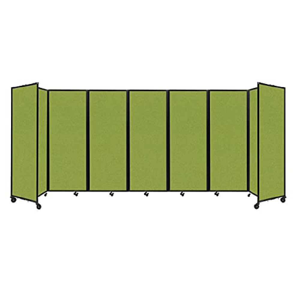[19'6"x7'6"] Versare Room Divider 360 Modern Lime Green Portable Acoustic Partition (SAK74326)