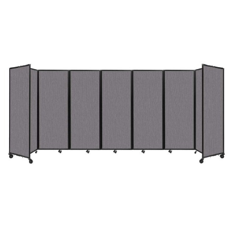 [19'6"x7'6"] VERSARE Room Divider 360 Portable Panel Slate Fabric (HBG48271)