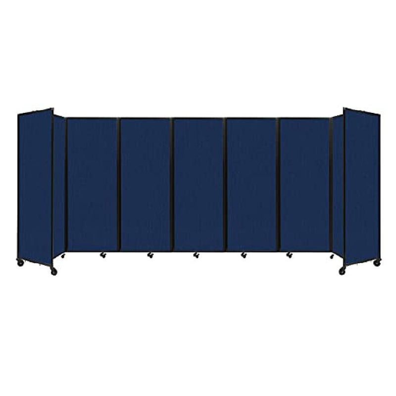 [19'6"x7'6"] VERSARE Room Divider 360 Versatile Navy Blue Fabric Panels (HBG49362)