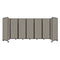 [19'6"x7'6"] VERSARE Room Divider 360 Warm Pebble Fabric Panels With Aluminum Frame (HBG49352)