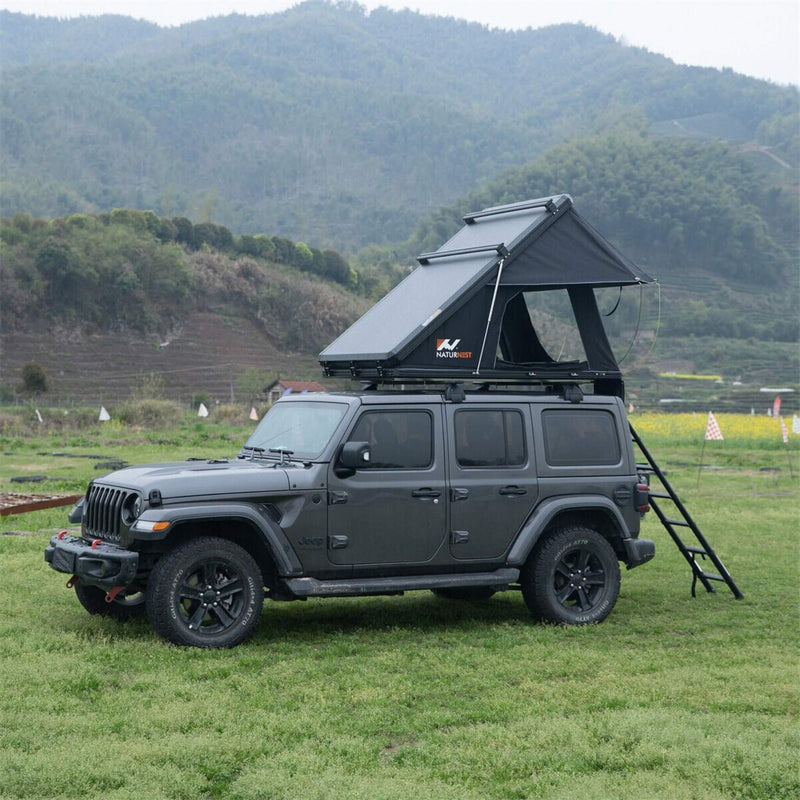 Large 2-3 Person Outdoor Waterproof Car SUV Rooftop Camping Hiking Tent, 83" (SAK51867) - Saksby Wholesale - Lifestyle View