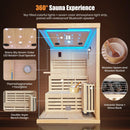 2-Person 3000W Chilean Pine Sauna Room With Starry Lights (SAK13795) - Saksby Wholesale - Parts View