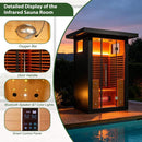 2-Person Outdoor Full-Spectrum Infrared Sauna With WiFi (SAK14973) - Saksby Wholesale - Features