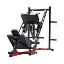 2000lbs Adjustable Leg Press And Hack Squat Machine For Home Gym Workouts SAK53148 Saksby - Front Left View